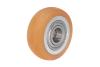 Rolle VAL ø75/20 x 25 mm VU 80° Alu 2 x Lager 6004 ZZ, ballig